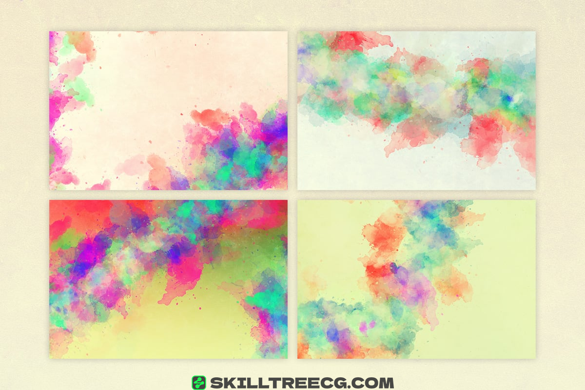 图片[5]-Vibrant Watercolor Textures（947006）-技能树